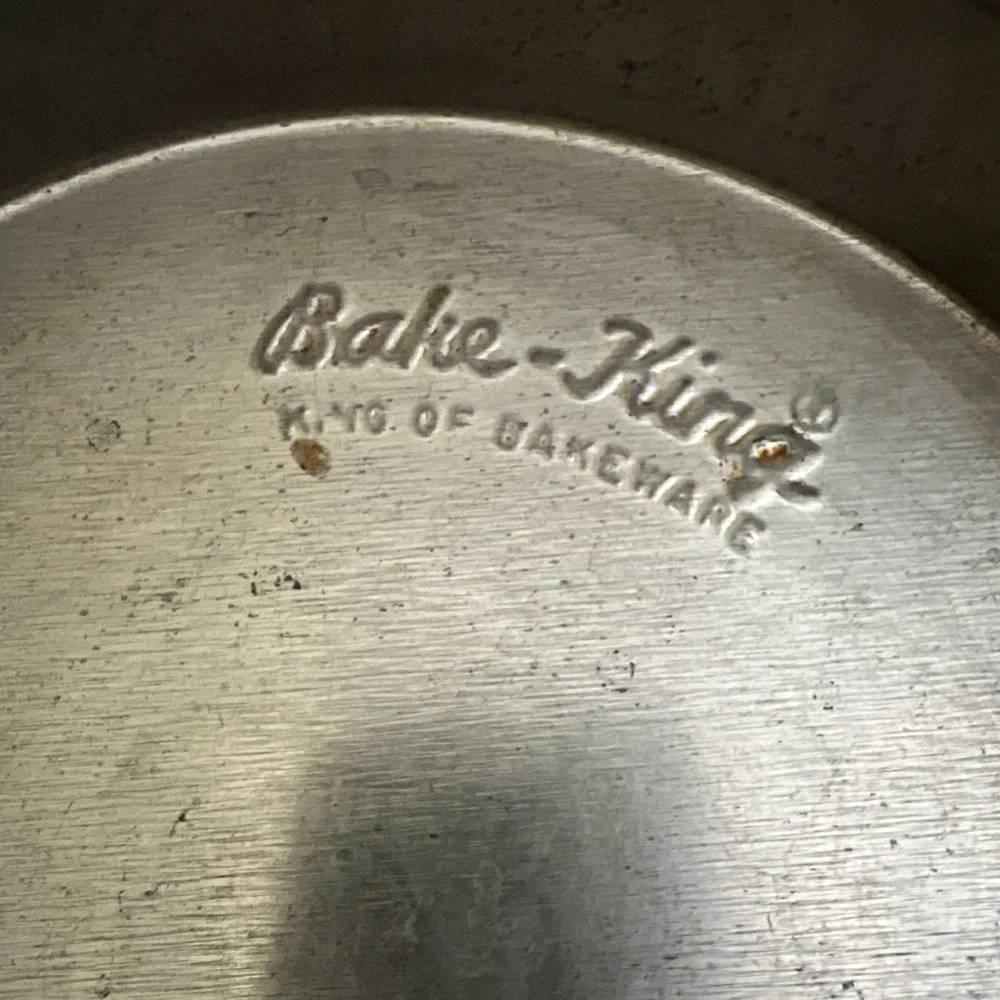 Set of 3 Bake King King of Bakeware 8.5 Inch Round Cake Pans USA‎ Vintage
